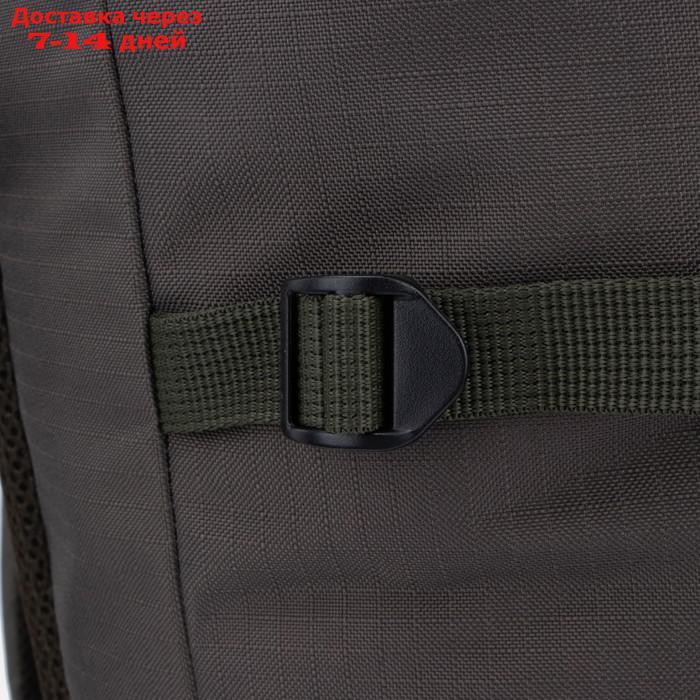 Рюкзак туристический, 70 л, отдел на молнии, 3 наружных кармана, цвет хаки - фото 7 - id-p213287616