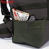 Рюкзак туристический, 70 л, отдел на молнии, 3 наружных кармана, цвет хаки, фото 9
