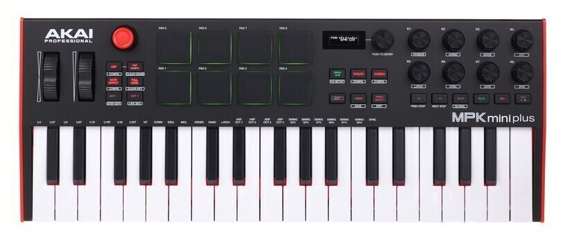 MIDI-клавиатура Akai MPK MINI PLUS - фото 1 - id-p213364749