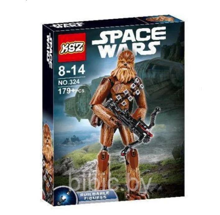Детский конструктор Space wars Чубакка 324 Звездные войны серия космос star wars аналог лего lego - фото 3 - id-p213364853