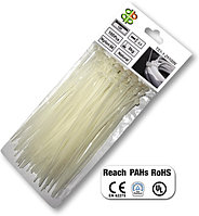 Хомут-стяжка 2,5х100мм прозрачный (100шт в уп.)