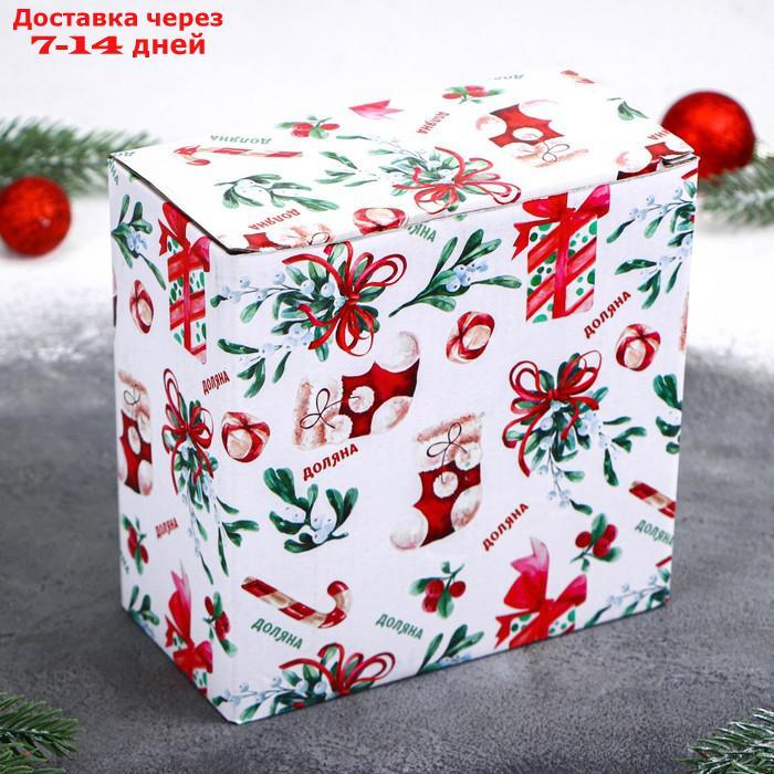 Чайная пара "Рождественский снеговик", чашка 210 мл, блюдце d=15 см - фото 6 - id-p213285754