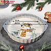 Блюдо для запекания "Рождественский снеговик" 28,8х25х4,3 см, фото 2