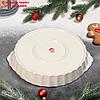 Блюдо для запекания "Рождественский снеговик" 28,8х25х4,3 см, фото 5