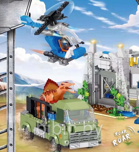 Детский конструктор Мир парк Юрского периода Динозавр 69042, аналог лего lego jurassic world, детская игрушка - фото 3 - id-p213364911