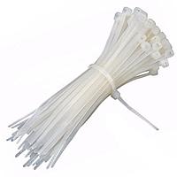 Хомут-стяжка 3,6х250мм,цвет белый в упаковке 100 шт.