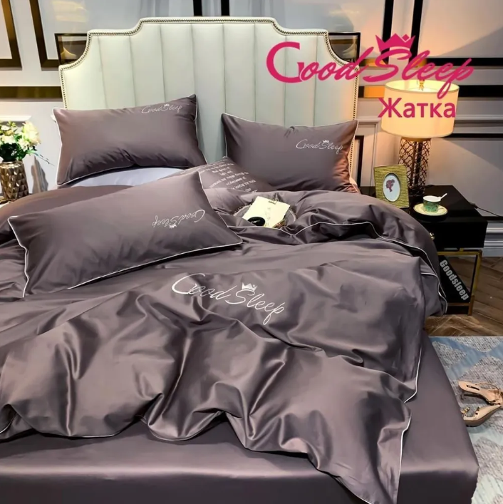 Комплект постельного белья Good Sleep Премиум качество!!! Жатка. Разные цвета и размеры - фото 7 - id-p213378321