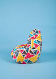 Кресло-мешок "devi", мебельная ткань, детский, рисунки, фото 3