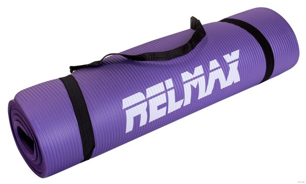 Гимнастический коврик для йоги, фитнеса Relmax Yoga mat 8мм NBR - фото 2 - id-p213378332