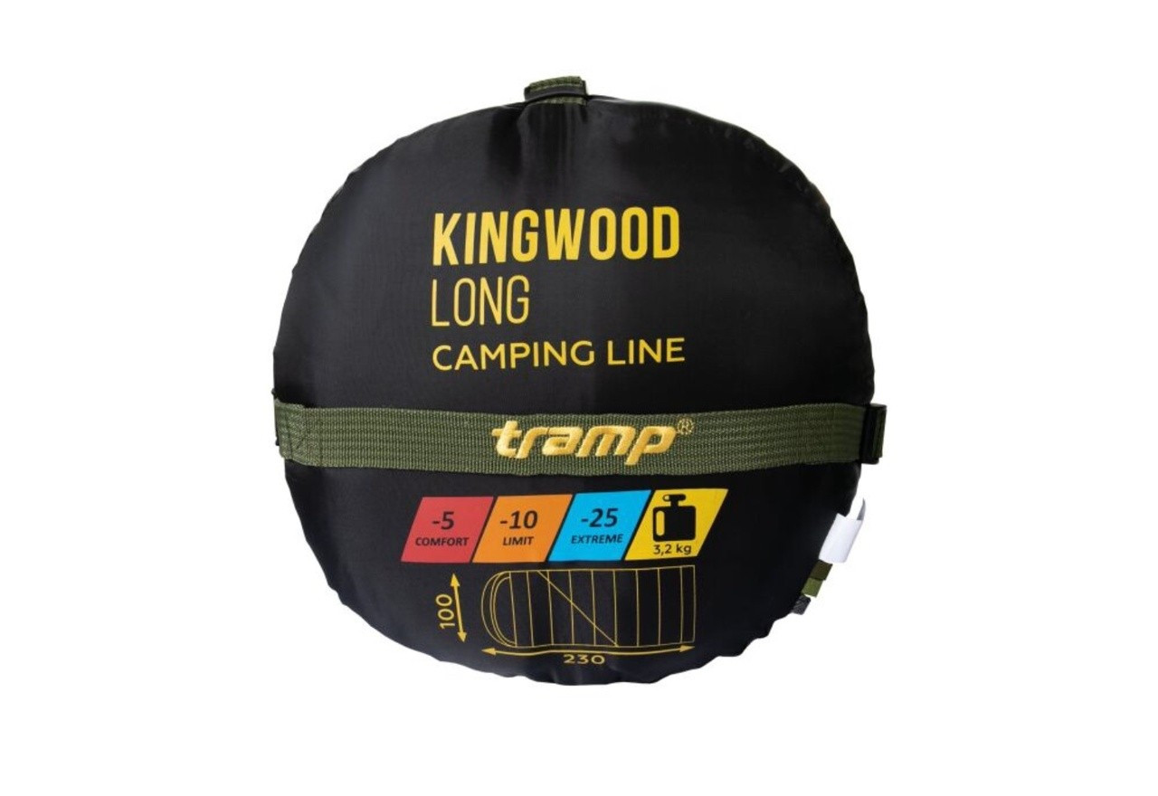 Спальный мешок одеяло Tramp Kingwood WIDE 230*100 см (-25°C) - фото 6 - id-p181536900