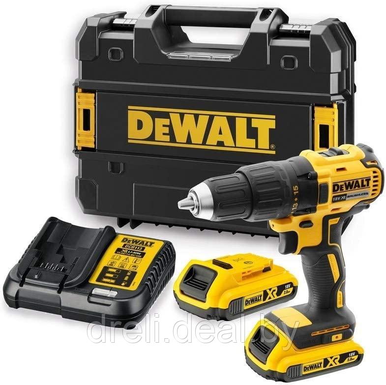 Дрель-шуруповерт DeWalt DCD777D2T-QW (с 2-мя АКБ, кейс) - фото 1 - id-p213361166