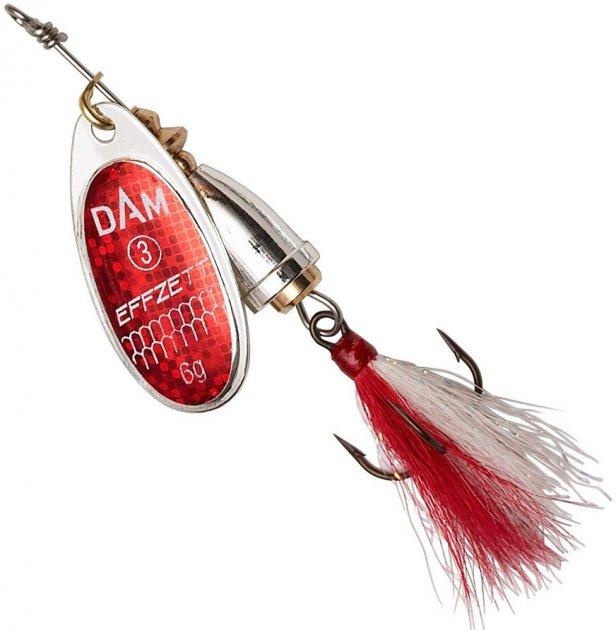 Блесна вращающаяся DAM FZ Executor Dressed Spinner #1 3g S Reflex Red - фото 1 - id-p213379327