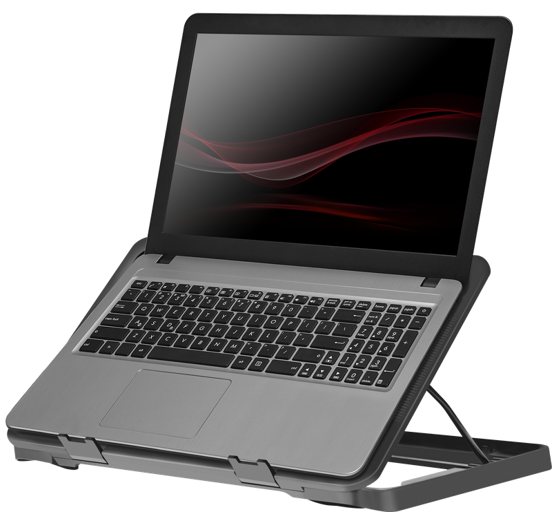 Охлаждающая подставка для ноутбука - DEFENDER NS-503, 2 вентилятора, до 17 дюймов - фото 6 - id-p213364365