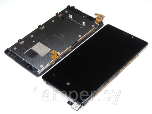 Дисплей Original для Microsoft Nokia Lumia 920 В сборе с тачскрином. С дисплейной рамкой