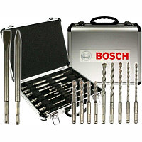 Bosch 2.608.578.765 Набор зубил и буров Mixed Set в чемодане 9 буров и 2 зубила