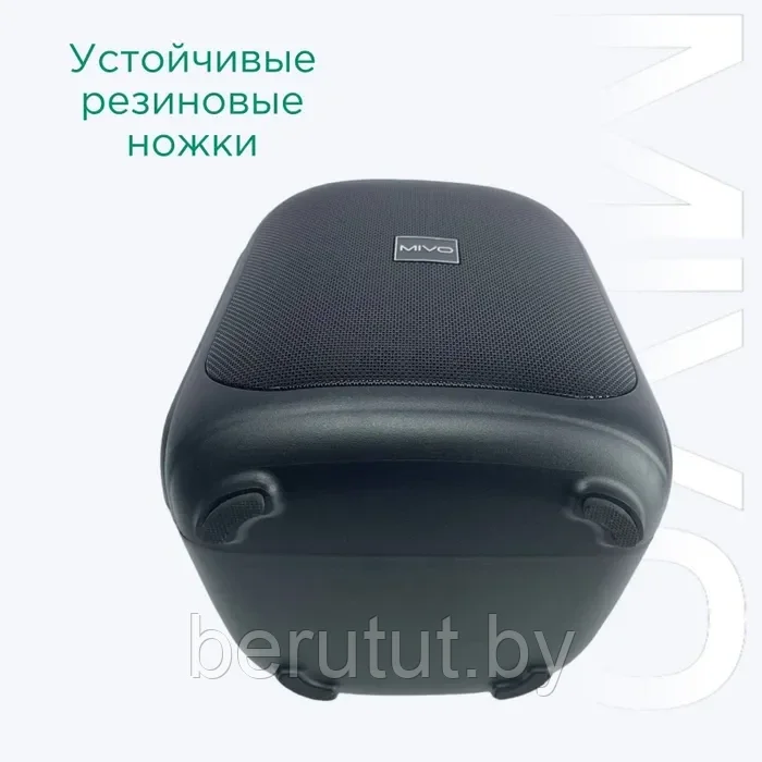 Портативная напольная беспроводная колонка Bluetooth MIVO MD-165 с микрофоном - фото 6 - id-p213389929