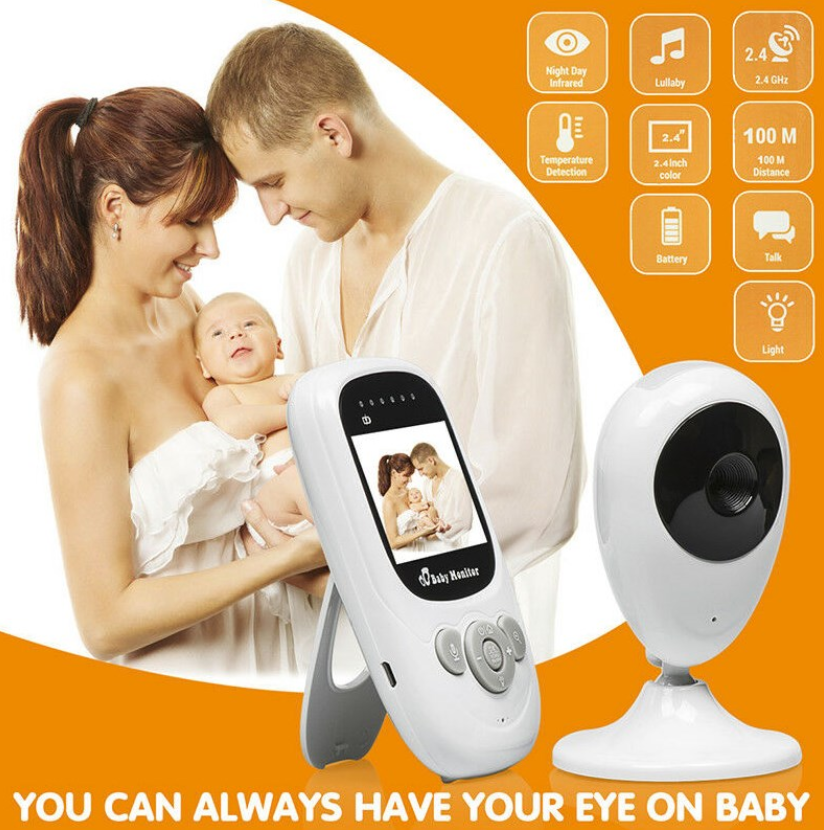Беспроводная цифровая видео (радио) няня You Can Always Have Your Eye on Baby С ЖК дисплем 3.5 дюйма - фото 10 - id-p103873124