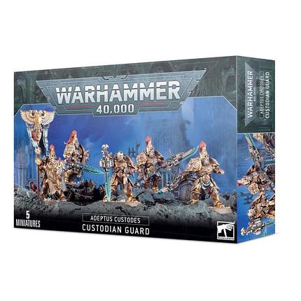 Warhammer: Адептус Кустодес Отряд Кустодийской Стражи / Adeptus Custodes Custodian Guard Squad (арт. 01-07), фото 2