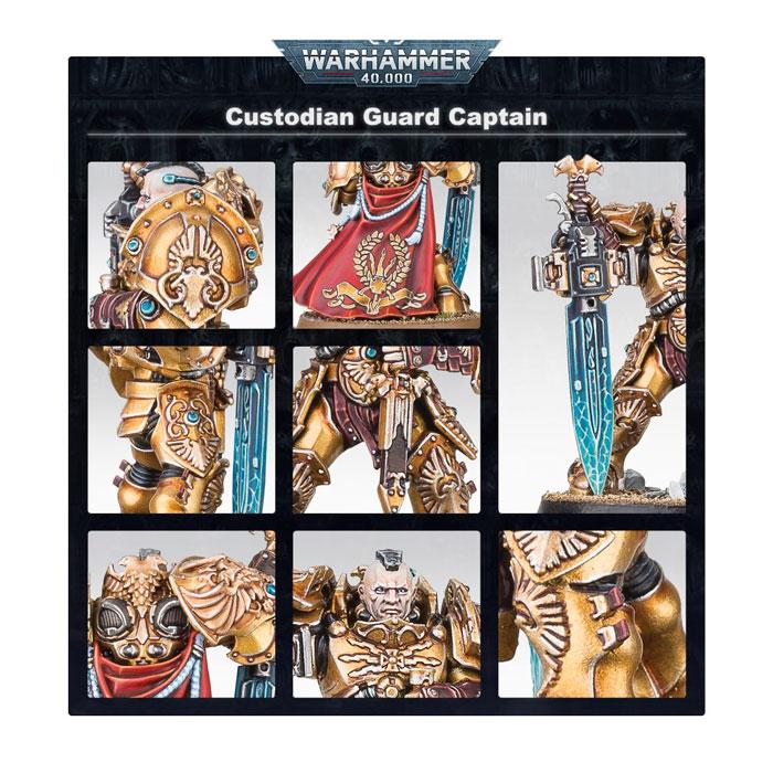 Warhammer: Адептус Кустодес Отряд Кустодийской Стражи / Adeptus Custodes Custodian Guard Squad (арт. 01-07) - фото 4 - id-p213390419