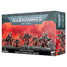 Warhammer: Космический Десант Хаоса Терминаторы Хаоса / Chaos Space Marines Chaos Terminators (арт. 43-19)