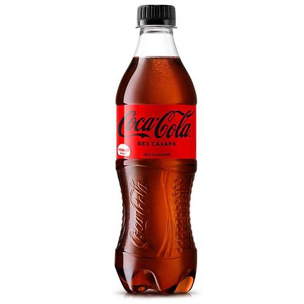 Напиток газированный «Coca-Cola Zero» / Кока-Кола без сахара, 0.5 л, фото 2