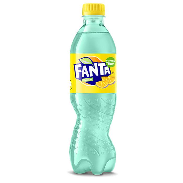 Напиток газированный «Fanta» Фанта лимон, 0.5 л - фото 1 - id-p213390470