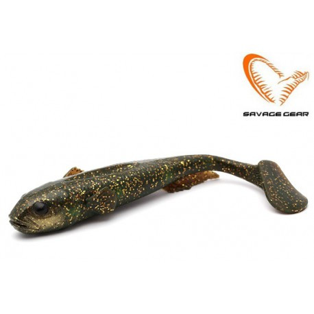 Приманка мягкая SAVAGE GEAR 3D Goby Shad 23cm 96g Motor Oil Goby UV 1pcs Blister - фото 1 - id-p213388795