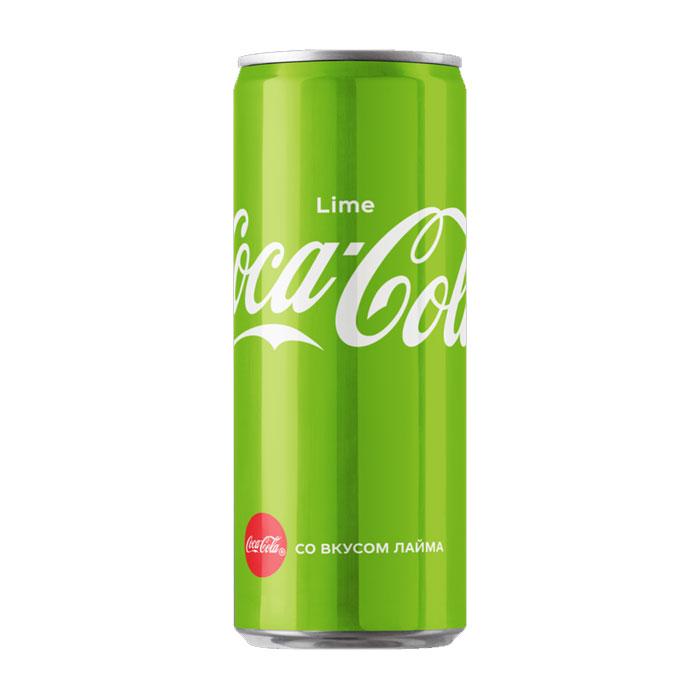 Напиток газированный «Coca-Cola» Лайм, 0.33 л - фото 1 - id-p213390474