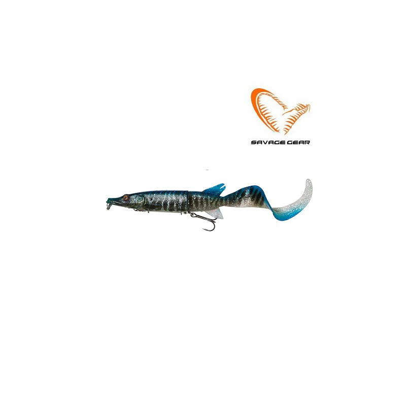 Приманка SAVAGE GEAR 3D Hybrid Pike 17cm 47g Slow Sink Blue Uv - фото 1 - id-p213388820