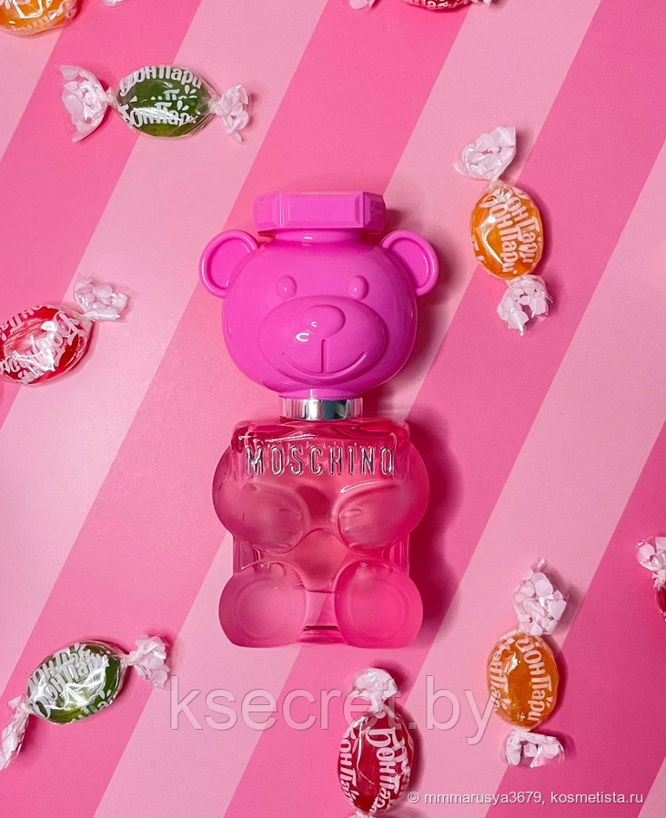 Парфюмерная вода Moschino Toy 2 Bubble Gum (женские) (1 мл) - фото 3 - id-p213403354