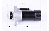 СТАРТЕР ЭЛЕКТРИЧЕСКИЙ Z-11 (12V) ТАТА 195N ПОСАДКА 68 MM