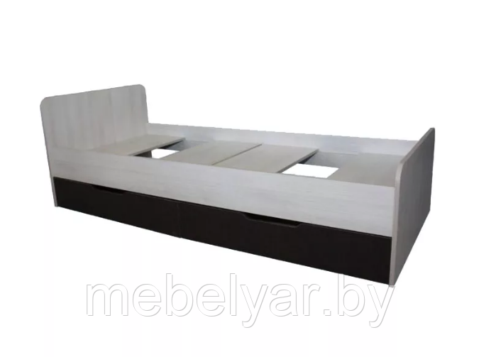 Кровать односпальная Мебель Класс Лира-1 дуб венге / ясень шимо св. - фото 3 - id-p179438222