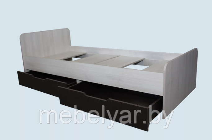 Кровать односпальная Мебель Класс Лира-1 дуб венге / ясень шимо св. - фото 4 - id-p179438222
