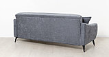 Диван-кровать НАОМИ ТД 482 (графитовый серый/ серый) Нижегородмебель и К, фото 3