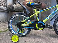 Велосипед детский Детский велосипед Favorit Sport 18 желтый, фото 5