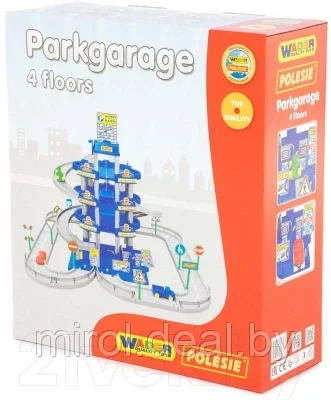Паркинг игрушечный Полесье 4-уровневый с дорогой и автомобилями / 44716 - фото 6 - id-p213413693