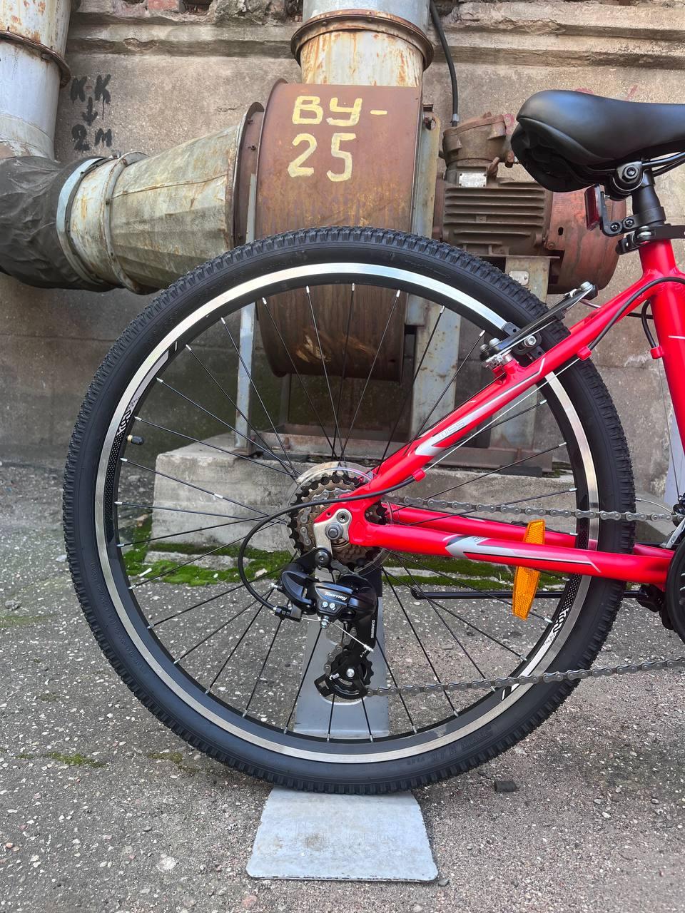 Велосипед женский горный Stels Miss 6000 V 26" красный - фото 9 - id-p211678552
