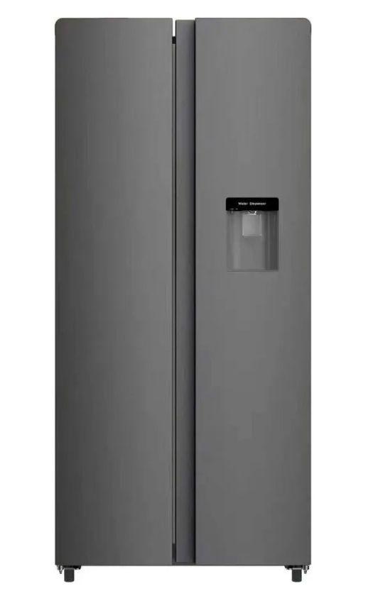 Холодильник Hyundai CS4086FIX (Side by Side) Нерж. сталь - фото 1 - id-p213416340