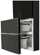 Холодильник Hyundai CM5045FDX (Side by Side) черный, фото 2