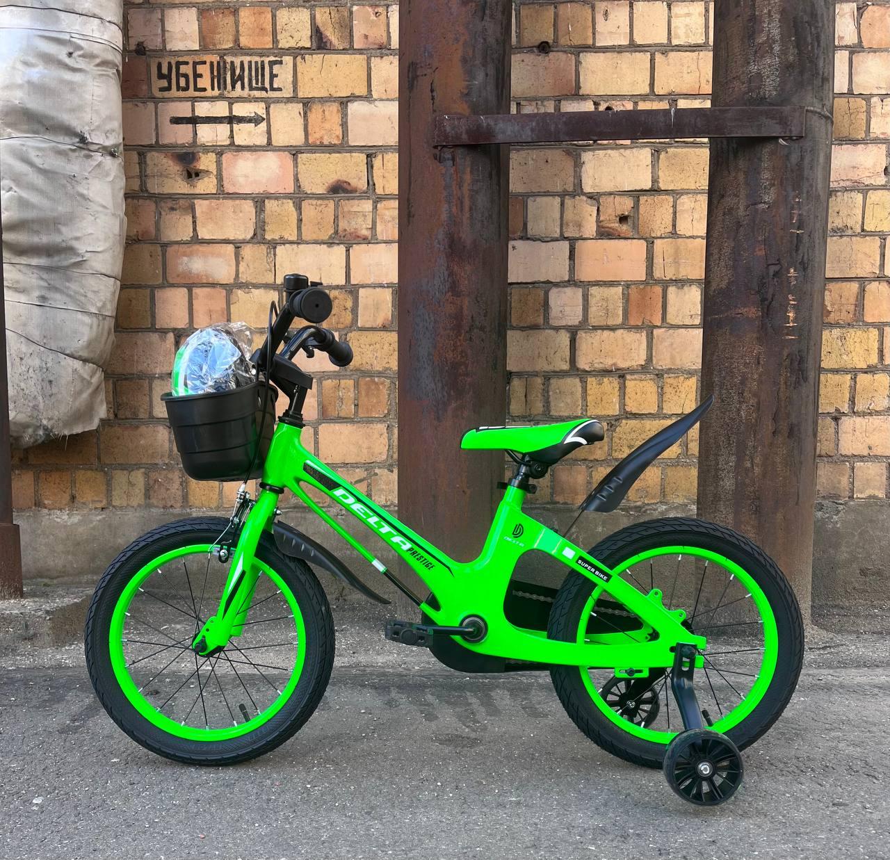 Велосипед детский Delta Prestige 16" зеленый - фото 3 - id-p208214675
