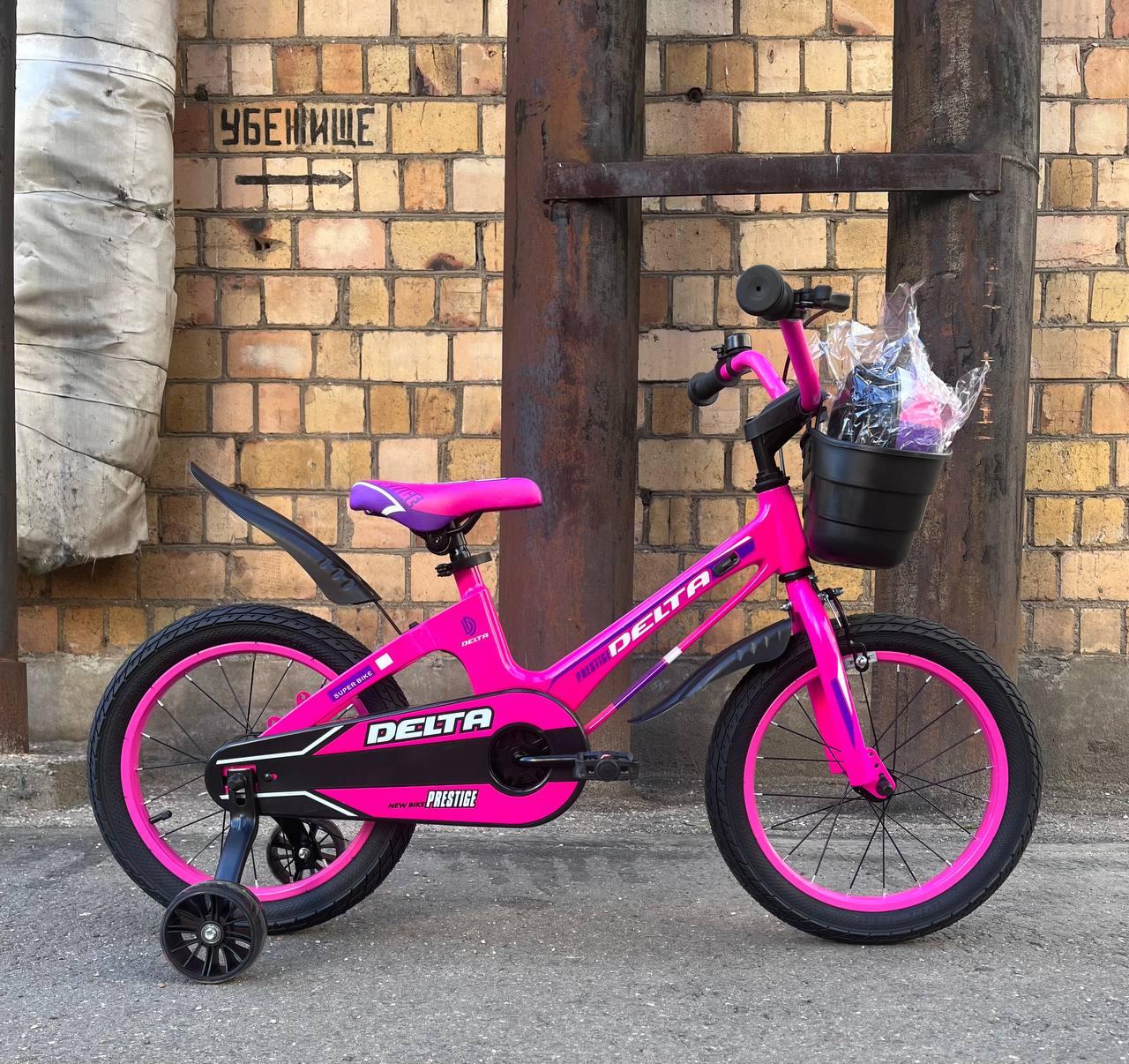 Велосипед детский Delta Prestige 16" розовый - фото 2 - id-p208214993