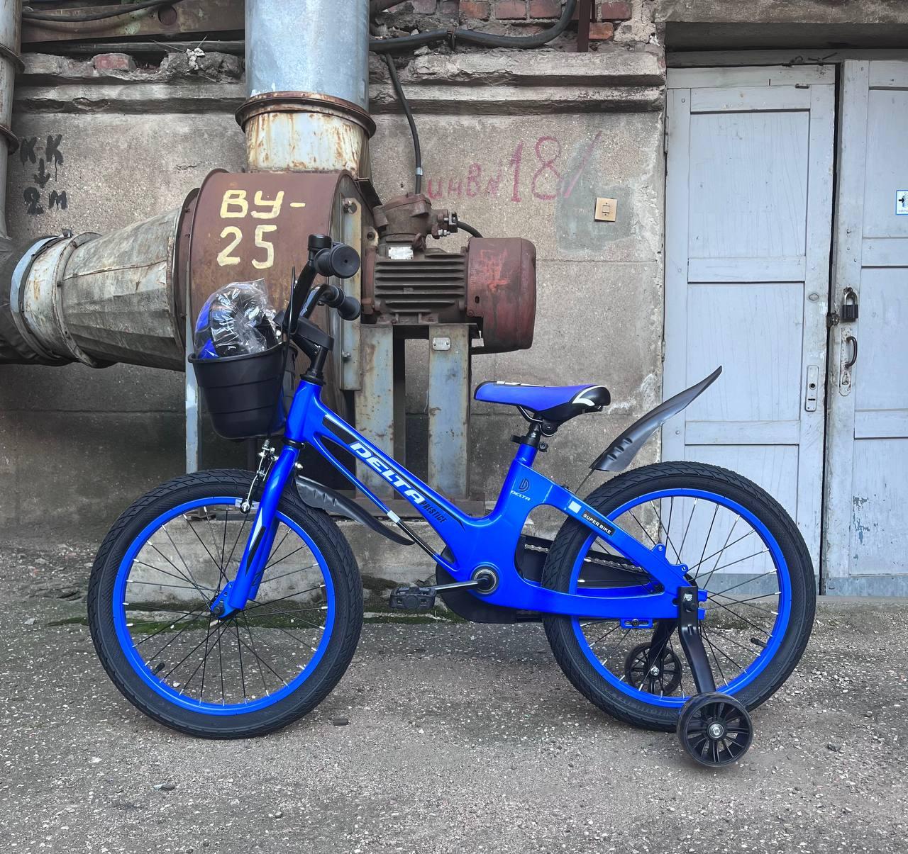 Велосипед детский Delta Prestige 18" синий - фото 3 - id-p208217941