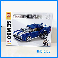 Детский конструктор гоночный автомобиль Chevrolet 607009, машинка Шевроле, аналог Lego лего Technik техник