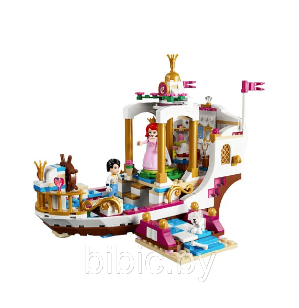 Детский конструктор Bela 10891 Sea Maiden Королевский корабль Ариэль, аналог лего lego Disney Princess - фото 2 - id-p213416625