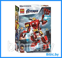 Детский конструктор Мстители Железный Человек трансформер, 11503 герои Marvel супергерои, аналог лего lego