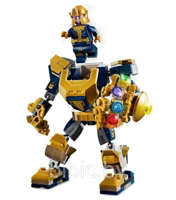 Детский конструктор Мстители Танос трансформер, 11504 герои Marvel супергерои Марвел , аналог лего lego - фото 2 - id-p213416779