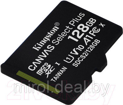 Карта памяти Kingston Canvas Select Plus microSDXC 128GB (SDCS2/128GBSP) - фото 2 - id-p213419709