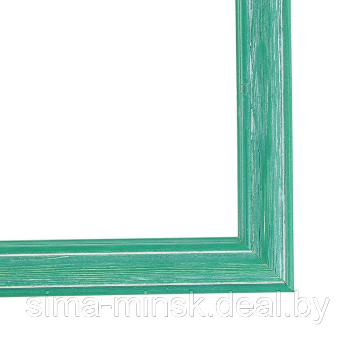 Рама для картин (зеркал) 30 х 40 х 4,2 см, дерево, Polina, зеленая - фото 2 - id-p213424407