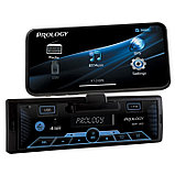 Автомагнитола PROLOGY SMP-300, 1DIN, USB/ FM/ BT, приложение OS Android/ iOS, RCA 4х55 Вт, фото 3