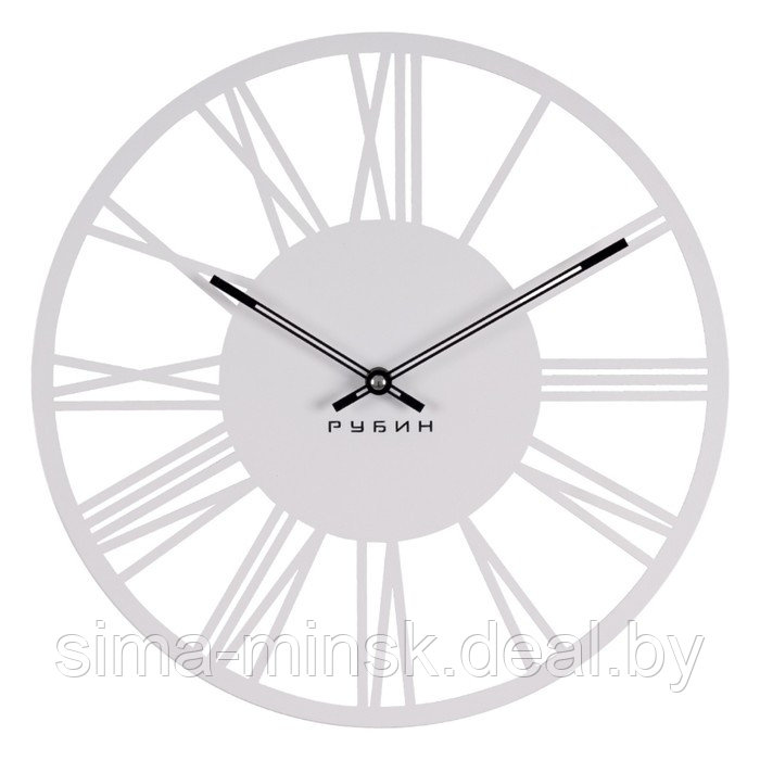 Часы настеные, серия: Лофт, "Рим", плавный ход, d-35 см - фото 1 - id-p213425000
